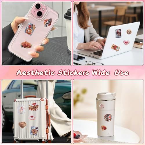 Tmtains 30 Sheets Japanese Manga Style Sticker Book 1440Pcs Heisei Retro Romantic Memory Series Manga Books Style Korean Sticker Aesthetic Japanese Stickers Book for Adults Valentine Gifts (Nice Food) - color: Ag-red 1