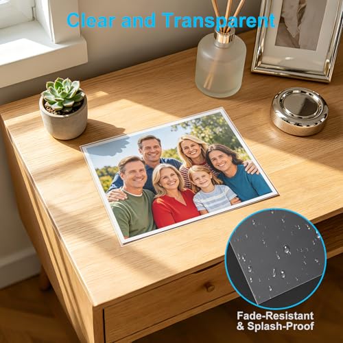 8.5x11 Soft Photo Sleeves (100 Pack) – Top Loading Clear Paper Sleeves Protector, Acid-Free No Holes Plastic Paper Sleeve, Sheet Protectors for Art Prints, Pictures, Photos, Comic, Framing Mat Mattes - color: 8.5x11"