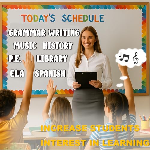 20 Pieces Classroom Schedule Magnets School Class Subject Magnets Teacher Subject Labels for Classroom Organization (Blackwhite) - color: Blackwhite