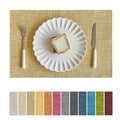 Softalker Faux Linen Cloth Placemats Set of 8-12 x 18 Inch, Khaki - color: Khaki, size: 8pc