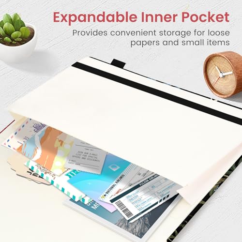 Taja Aesthetic Lined Journal for Women, Pretty Notebooks for Work & Study - color: E-Peony Bloom