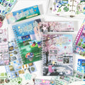 Monsoon Postbox Sticker Book, 30 Sheets Japanese Decals - color: Dream Monsoon