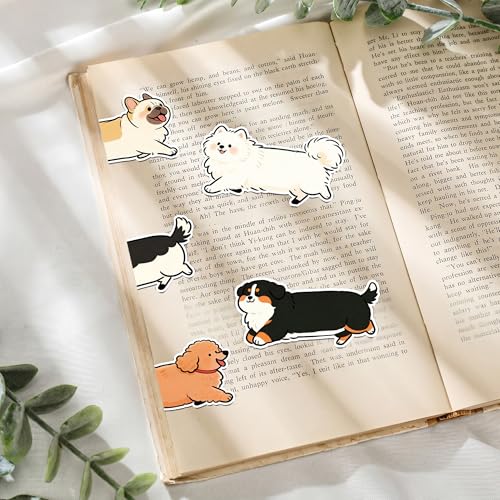Cute Magnetic Bookmarks Gifts - 9 Pcs Funny Dog Animals Bookmark - style: Dog