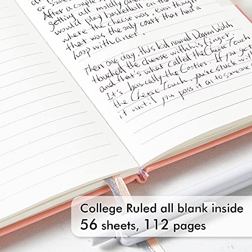 feela 6 Pack Pocket Small Notebooks Bulk, Mini Cute Memo Notepads Hardcover College Ruled Lined Journals with Pen Holder for Women Girls Office School, with 6 Black Pens, 3.5”x 5.5”, A6, Mild Colors - color: 6 Mild Colors