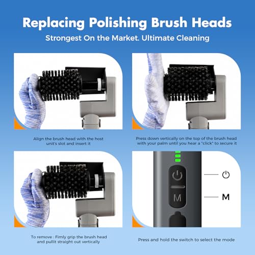 Electric Grill Brush, Cordless BBQ Cleaner