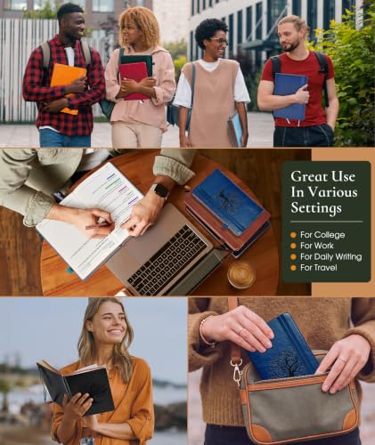 Small Journal Notebook 3.7"x6.8", 300 Page Lined Paper Pocket Size Notebook - color: Navy blue, size: A6 (3.7in x 6.8in)