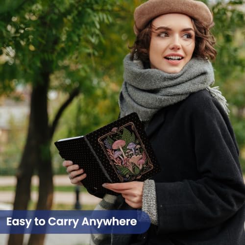 Taja Aesthetic Lined Journal for Women, Pretty Notebooks for Work & Study - color: C-Mystic Fungi