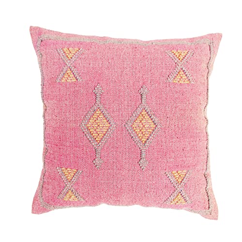 Trade Star 100% Cotton Sofa Pillow Cover Sabra Kilim Pillow Cover Spring Breathable Throw Pillow Cover Handwoven Luxurious Farmhouse Bedding Cushion Case for Home Decor - color: Pattern 6