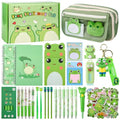 Ulema 52pcs Cute Frog Stationery Set Frog Gifts for Boys Girls Birthday Back to School and Classroom Rewards Office Supplies with Frogs Stuff. - style: Frog