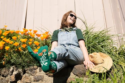 Lavley Women's Funny Socks Cute Novelty Gift for Women & Teens - color: Life's a Garden, Dig It