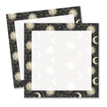 Cute Sticky Notes 3 x 3 in, 2 Pack Self Stick Note Pads with Fun Patterns, Strong Adhesive Memo Pads for Office School Home, 80 Sheets per Pad Sun and Moon - color: Sun and Moon