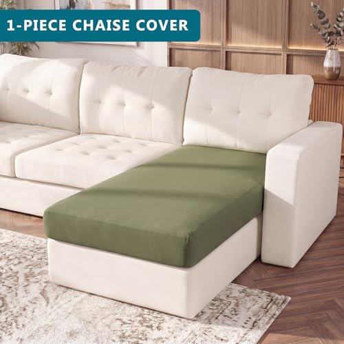 KRFOONN Waterproof Sectional Couch Covers Stretch Sofa Cushion Covers, 07 ﻿ - color: Color 07, size: Chaise Cover
