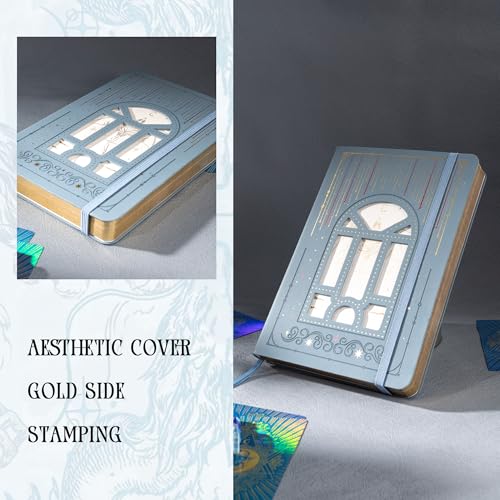 TIEFOSSI A5 Dotted Journal for Women & Men, 160 GSM Thick Paper - color: Light Blue, size: Dotted
