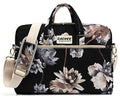 DACHEE Laptop Shoulder Bag for 15 Inch/15.6 Inch Macbook Pro - color: Black Lotus Shoulder