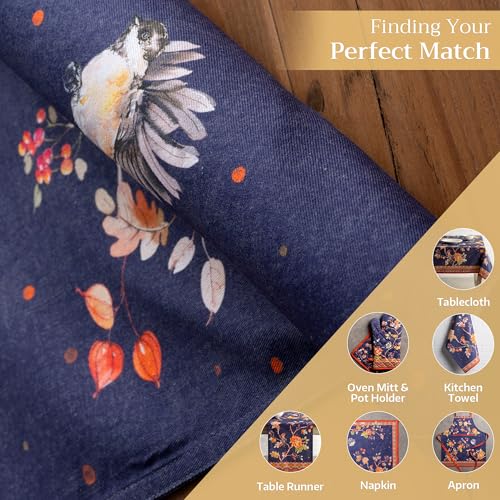 Maison d' Hermine Placemats Set of 4 Reusable 100% Cotton (13"x19") - color: 044 - Kelim - Infinity, size: 13" X 19" (Pack of 4)
