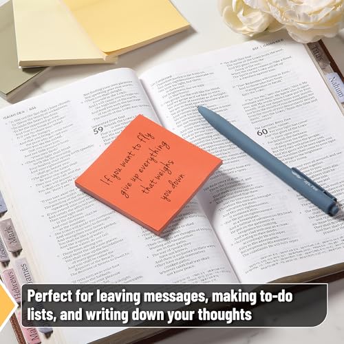 Mr. Pen- Sticky Notes, 3"x3", 12 Pads, 600 Sheets, Retro Colors - color: Retro