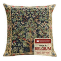 William Morris Blue Tree of Life III Tapestry Throw Pillow Cover 18 x 18 in - color: Blue Tree