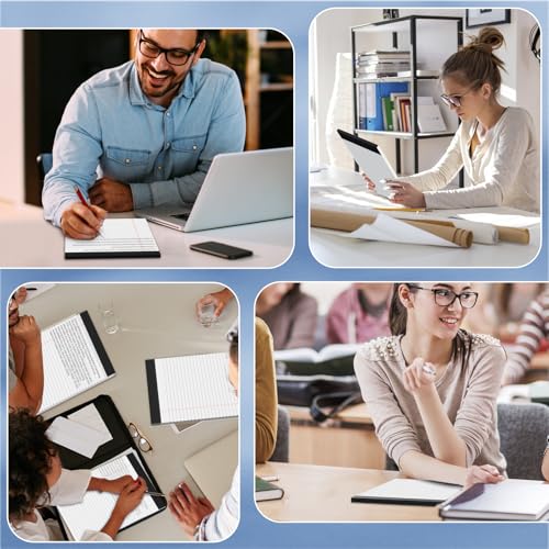 6 Pack Legal Pads 8.5 x 11 Writing Paper Tablets 8-1/2 x 11 White Note Pads - color: White 6