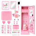 20 PCS Pink Locker Accessories Kit Back to School for Girls
