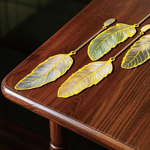 Elegant Metal Bookmark Reading Page Mark – Stylish Book Clip Pendant for Stationery Lovers