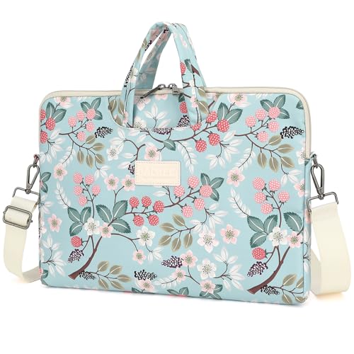 DACHEE Laptop Shoulder Bag for 15 Inch/15.6 Inch Macbook Pro - color: Raspberry(07)
