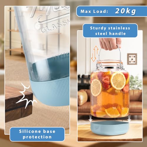 1.5 Gallon Fermentation Jar with Airlocks, Pickle Jar for Sourdough Starter