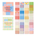 Monolike Wow Sticker Unmatched Friends Pattern Series.1 + Series.2 Set - Mini Size Cute Stickers, Square Stickers - color: Unmatched Friends Pattern Wow Series.1 + Series.2