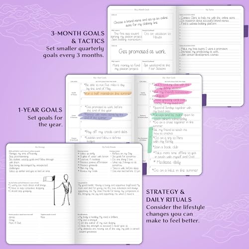 Legend Planner Undated, Weekly & Daily Goal Journal, A5 Purple - color: Purple (Undated), size: A5 (5.5'' x 8.3'')