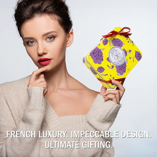 La Chatelaine Hand Cream Gift Set for Women, Mom, Sister, Travel Size, Natural Hand Cream Made in France with 20% Organic Shea Butter (Citrus Fizz, White Grapefruit, & Lavender) 3 x 1 fl. oz - style: Chartreuse Trio