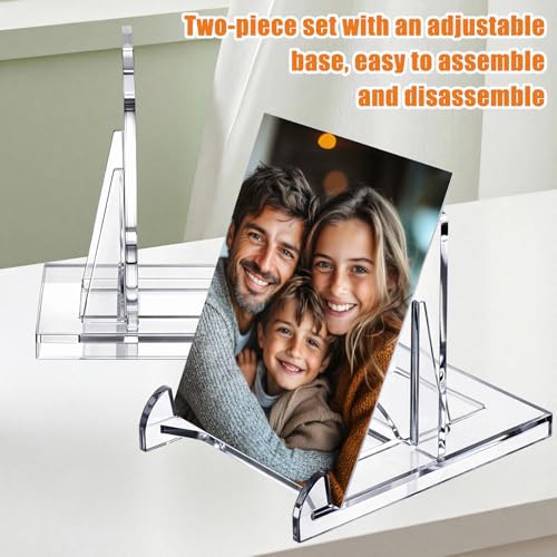 Novabright 30 Pack 2-piece Card Display Stands Mini Swap Card Holder
