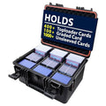Graded Card Case, Baseball Card Storage Box for Trading Cards with Dividers - color: XL Capacity