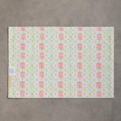 Maison d' Hermine Placemats Set of 4 Reusable 100% Cotton (13"x19") - color: 008 - Bunny Party, size: 13" X 19" (Pack of 4)