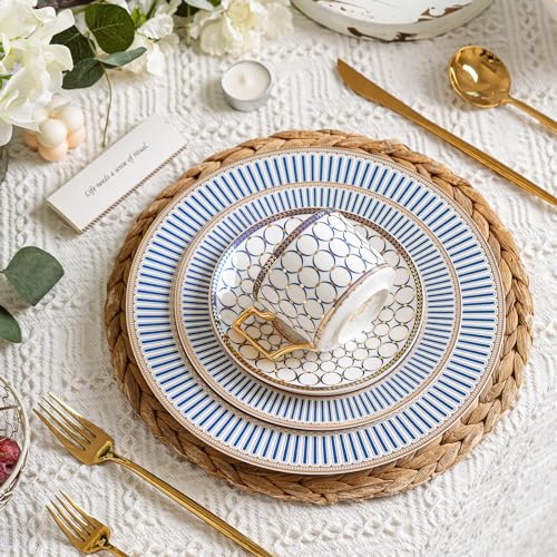 CwlwGO-European style cup and saucer set, 7 oz (about 198.4 grams) bone china exquisite glazed platinum tea cup and saucer (two sets), golden spoon, mug, cappuccino, latte, MOCHA, elegant female suit. - color: 2 pack