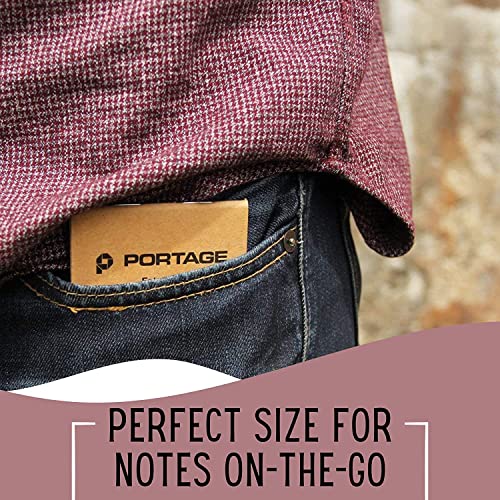 Small Notebook, Notepad for Field Notes, Grid Dot Paper – Pocket Journal Field Notebook, Pocket Sized Notepad for Taking Notes, Top Bound, Durable & Flexible – 2.8 x 4.6 Inches, 64 Pages (Pack of 6) - color: Grid Dot Pages, size: 6 Pack