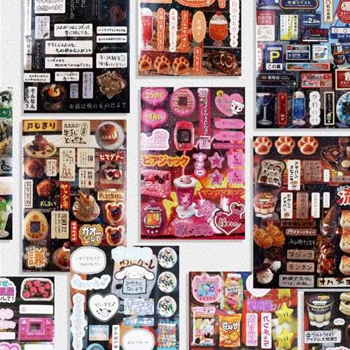 1300Pcs Japanese Sticker Book for Journaling Adult, Cute Scrapbook Stickers - style: Bf 45 Sheet Tale
