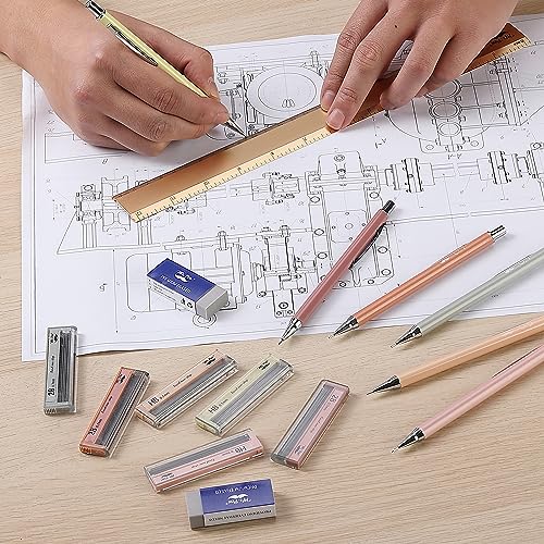 Mr. Pen- Cute Mechanical Pencil Set with Lead Refills & Erasers, 6 Pack