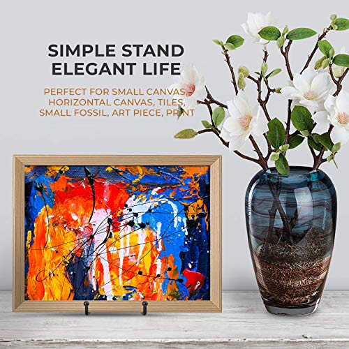 TR-LIFE Plate Stands for Display - 4.5 Inch Plate Holder Display Stand + Metal Frame Holder Stand for Picture, Decorative Plate, Book, Photo Easel - size: 4.5 Inch