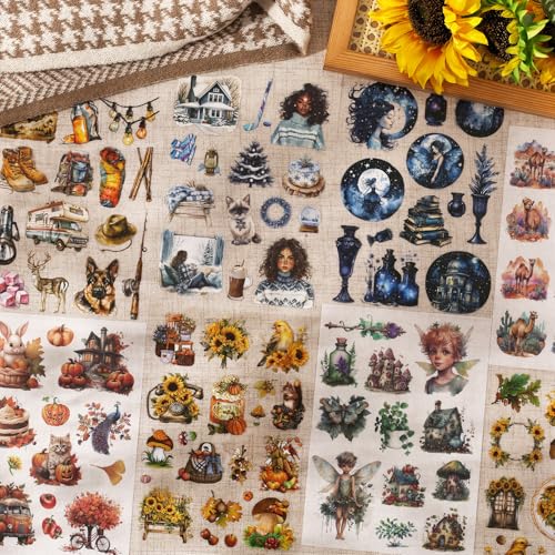TIAMECH Harvest Overflows Rich Fall Sticker Book - color: Harvest Overflows