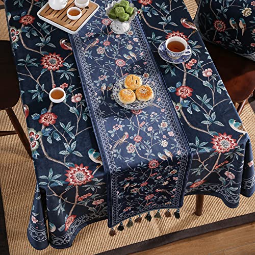 Patdrea Designer Elegant French Velvet Table Runner,12"X118"-Lanruoting - color: Lanruoting, size: 12"*118"