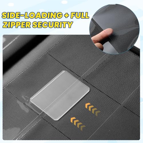 Top Loader Binder 9 Pocket, Holds 360+ Cards in 3.4" x 4.5" Toploaders, Ringless 20 Double-Sided Sleeves, Side-Loading, Spine Label with Maker Pen Toploader Binder for TCG, MTG, Sports Cards