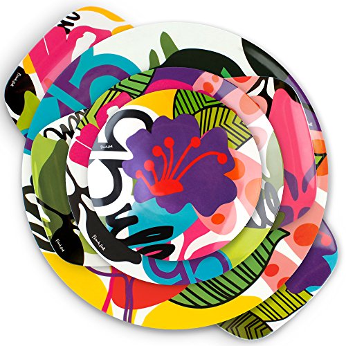 French Bull 13" Rectangular Platter - Melamine Platters and Serving Ware - Plate, Dish, Serving, Collection - Oasis - color: Oasis, size: 13" Rectangular Platter