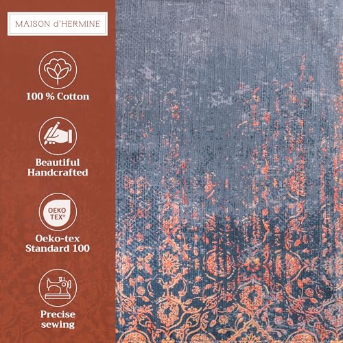 Maison d' Hermine Placemats Set of 4 Reusable 100% Cotton (13"x19") - color: 036 - Imperfection, size: 13" X 19" (Pack of 4)