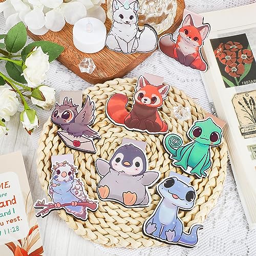Cute Magnetic Bookmarks, Animals Book Page Markers, Book Marks for Kids Book Lovers Students Teachers Reading