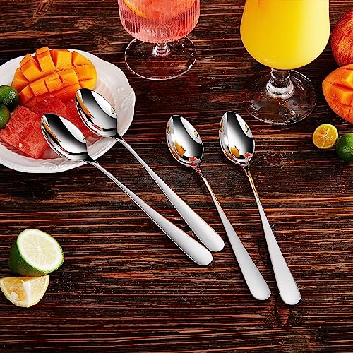 KEAWELL Premium Louise 4-Piece 9-Inch 18/10 Iced Tea Spoons (9 inch, 4) - size: 9 inch