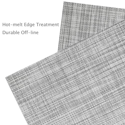 Myir JUN Placemats Set of 4 Kitchen and Dining Table Placemats - color: B-gray, size: Set of 4