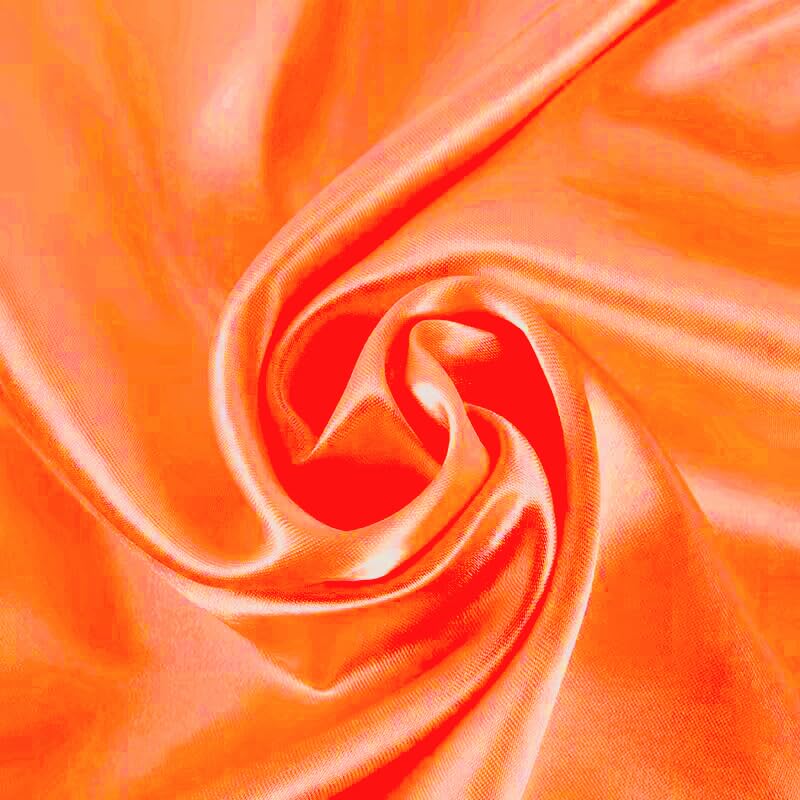 1 Piece of Square Satin Scarf Wrap Ribbon Neck Scarfs Halloween Retro Costume (23.62" x 23.62") - color: Orange