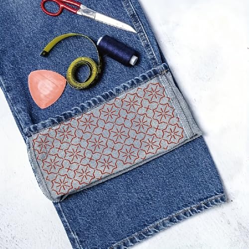 Sashiko Stencil 9pcs Reusable Plastic Templates 5.9 * 5.9 Inch Reusable Stencils Hand Quilting Stencils Embroidery Pattern Sewing Craft Paint Template - color: 9pcs