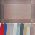 Vinyl Placemats Heat-Resistant Table Mats Washable Easy Clean Plastic Placemats for Dining Table Set of 6 (Brown) - color: 01: Brown, size: 6 Placemats