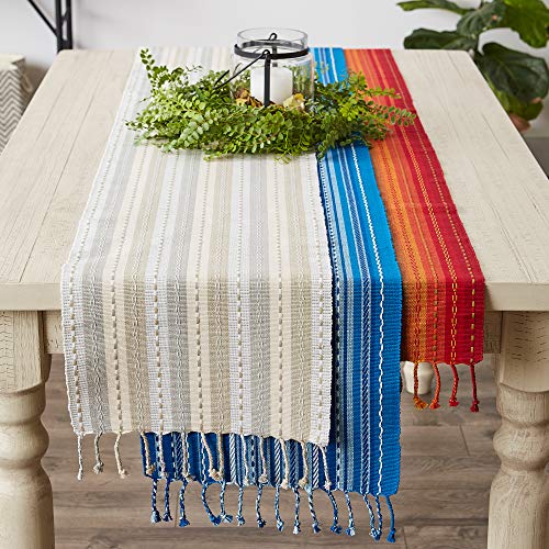 DII Southwest Collection Tabletop, Table Runner, 14x72, Spice - color: Spice, size: Table Runner, 14x72"