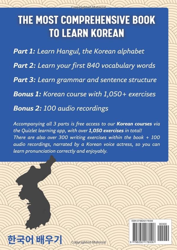 The Only Book You Need to Learn Korean: 3 Books in 1: Speak Korean in 30 Days and Perfect Essentials Within a Year